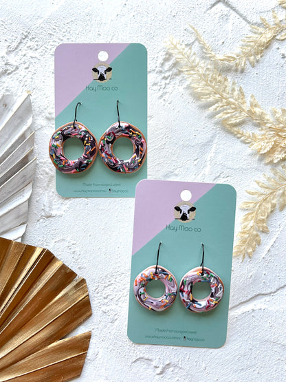 'Neapolitan Donut' Dangles