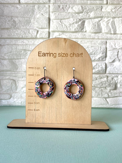 'Neapolitan Donut' Dangles